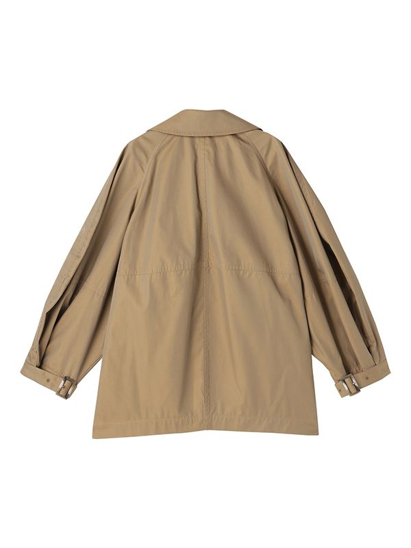 ETRE TOKYO - コーティングショートトレンチコート - BEIGE | ADDICT