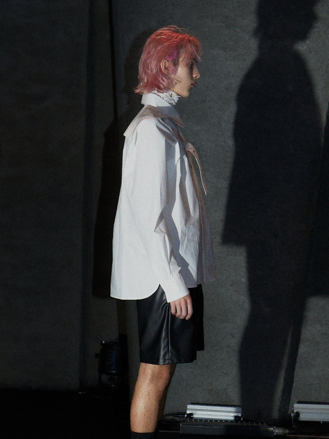 HARNESS DETAIL SHIRT【WHITE】 – ADDIXY