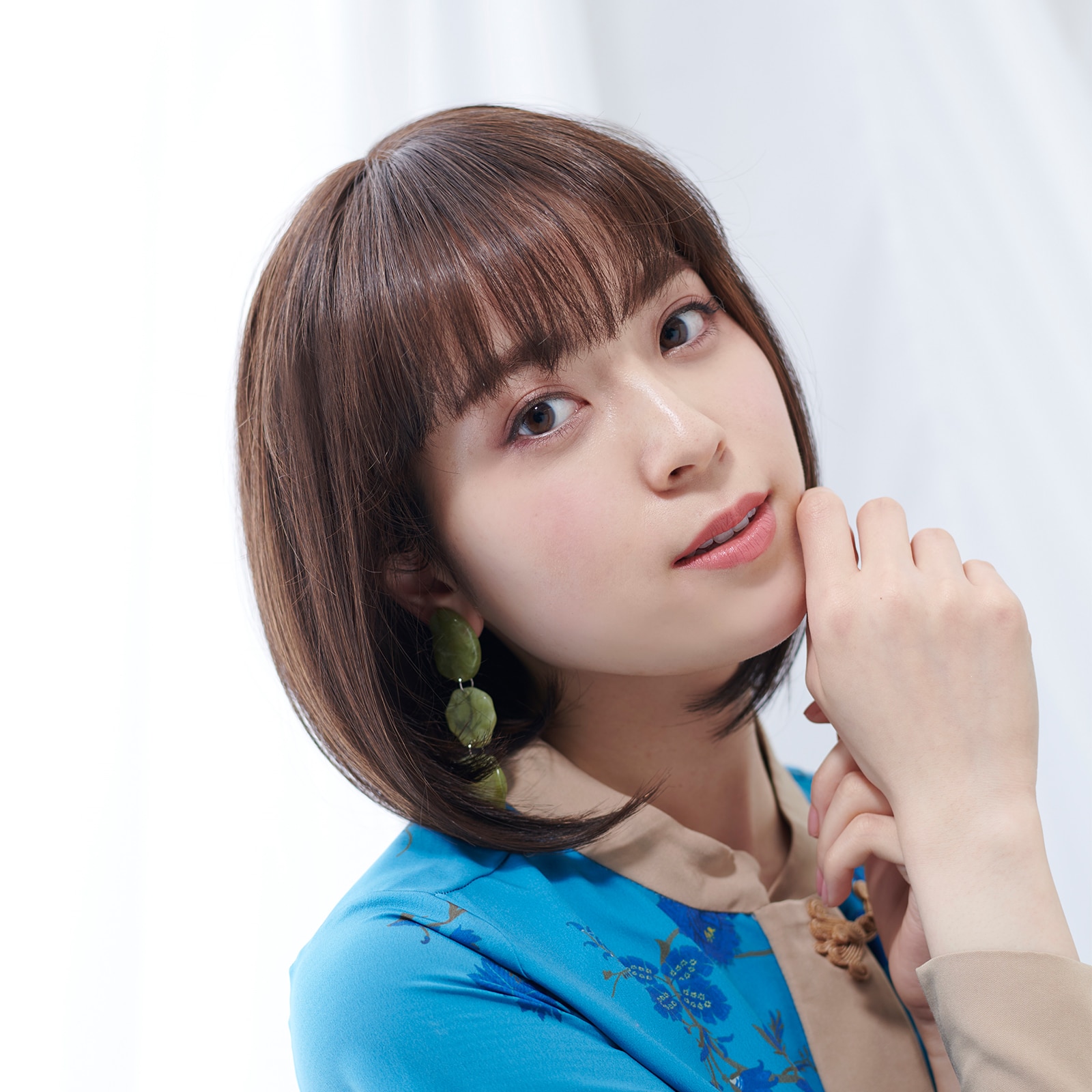 部分ウィッグ】 NAVANA 前髪ありストレートボブ [ナチュラルブラウン