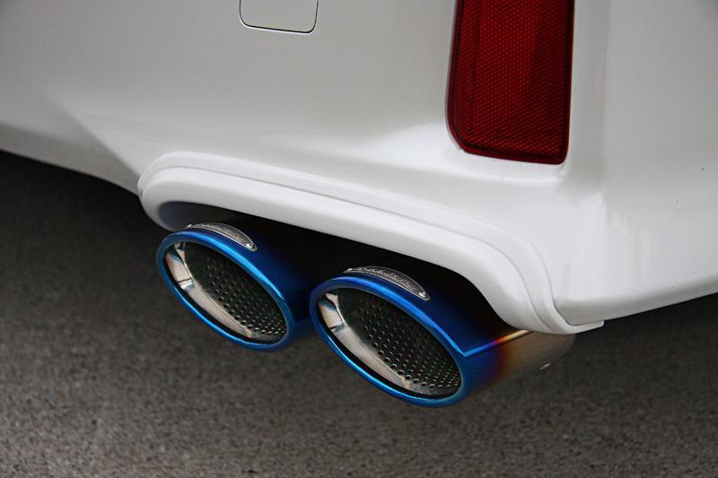 新型ヴェルファイア＆アルファード用4本出しマフラー用ガ―ニッシュ