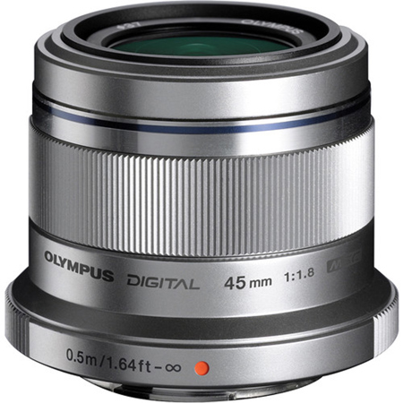 Olympus M.Zuiko Digital 45mm f/1.8 Lens for Micro Four Thirds