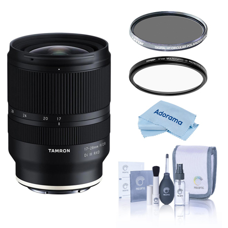 Tamron 17-28mm f/2.8 Di III RXD Lens for Sony E, w/Tiffen 67mm UV