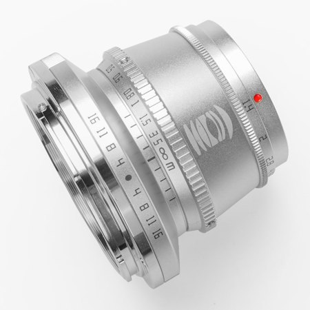 TTArtisan 35mm f/1.4 Lens for Sony E, Silver A10S