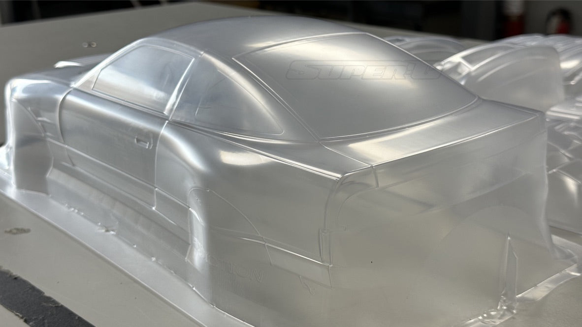 Addiction RC Nissan 180SX D-Max 1/10 Clear Drift Body - [AD-HB12]