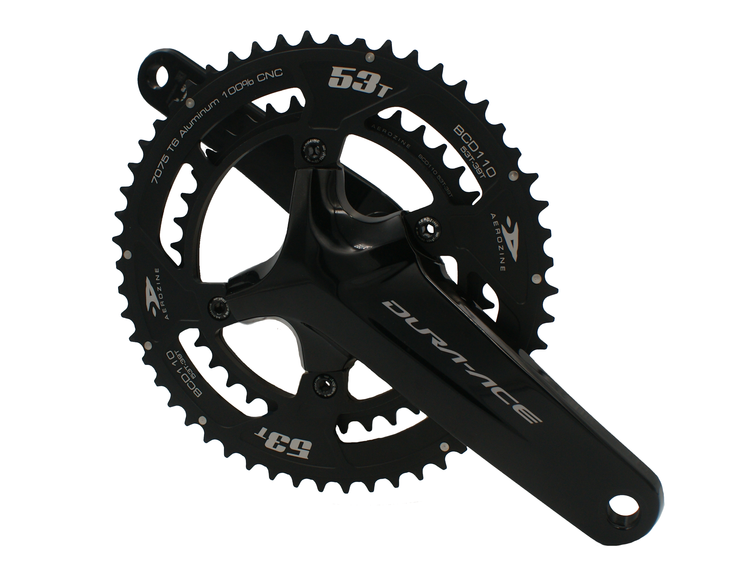 Road 2X Double Chainring// 4-Arm BCD 110 asymmetric design 56-42T