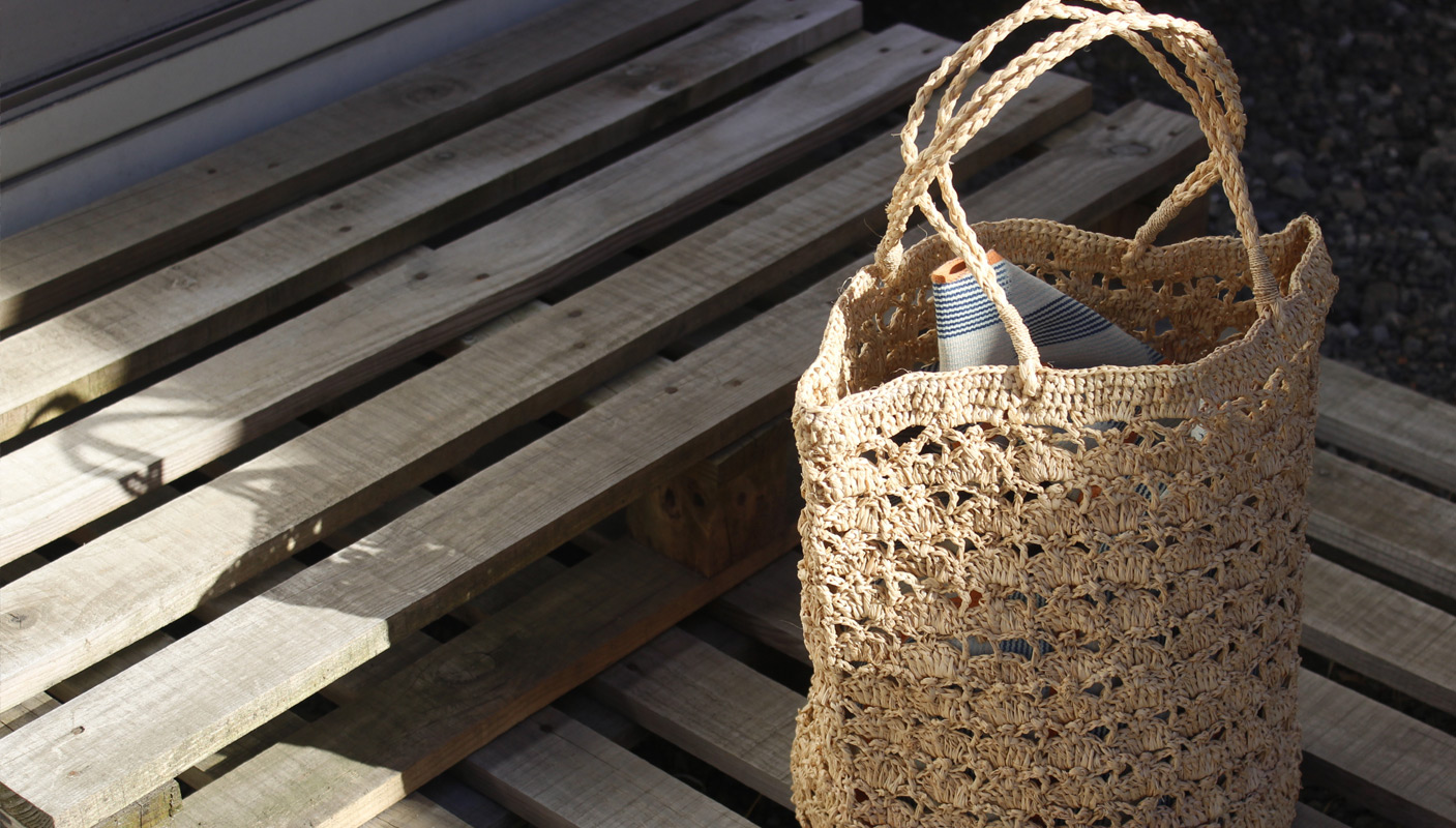 アフリカのカゴバッグ｜マダガスカル ラフィアバッグ 収納カゴ