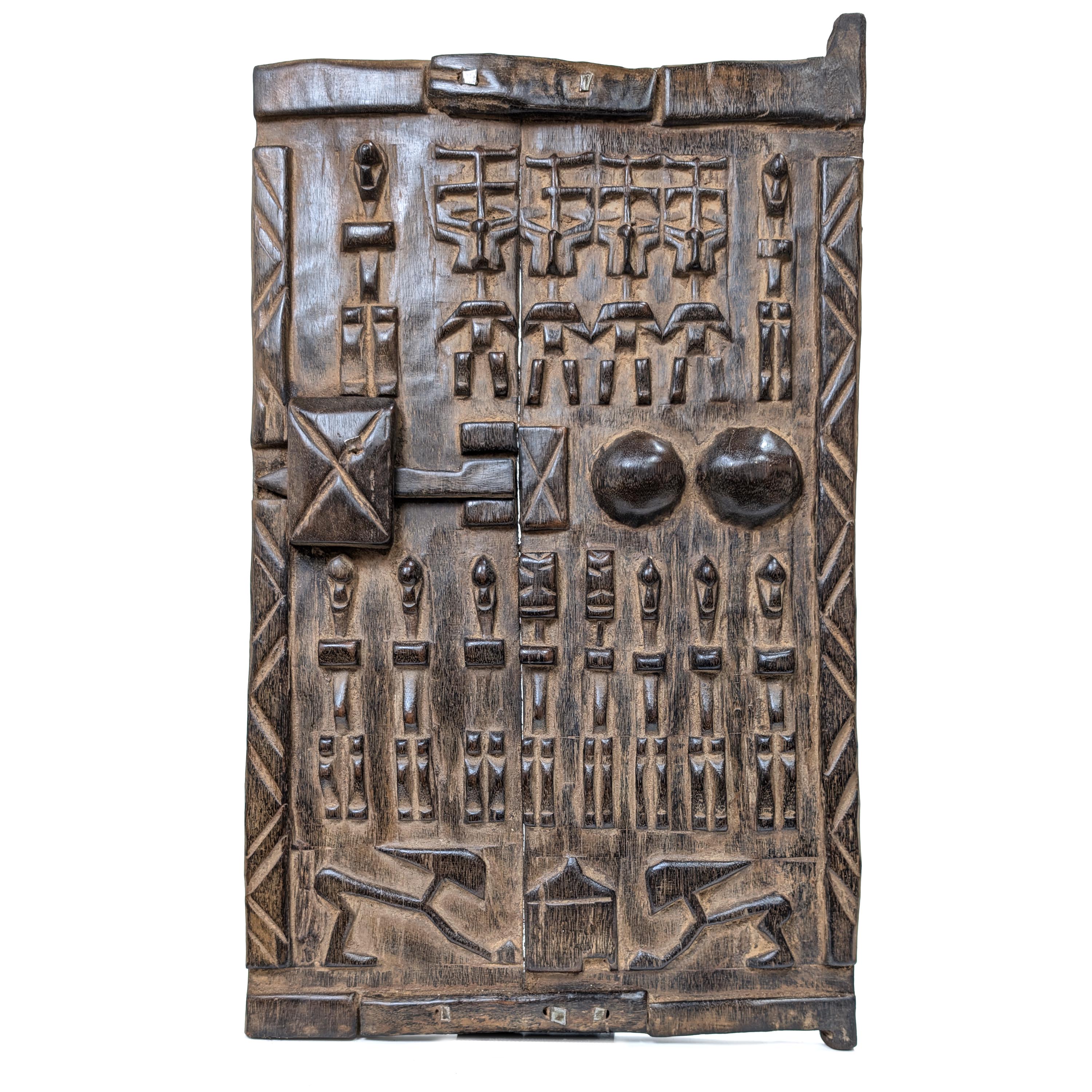 ドゴン族の扉 高さ64cm アフリカン プリミティブアート （p801-27