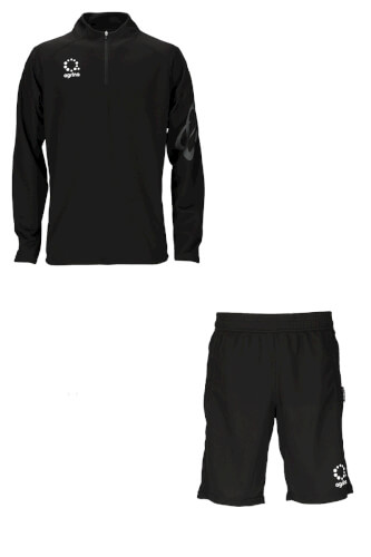 ディセノハーフジップトレーニングジャージトップハーフパンツ上下