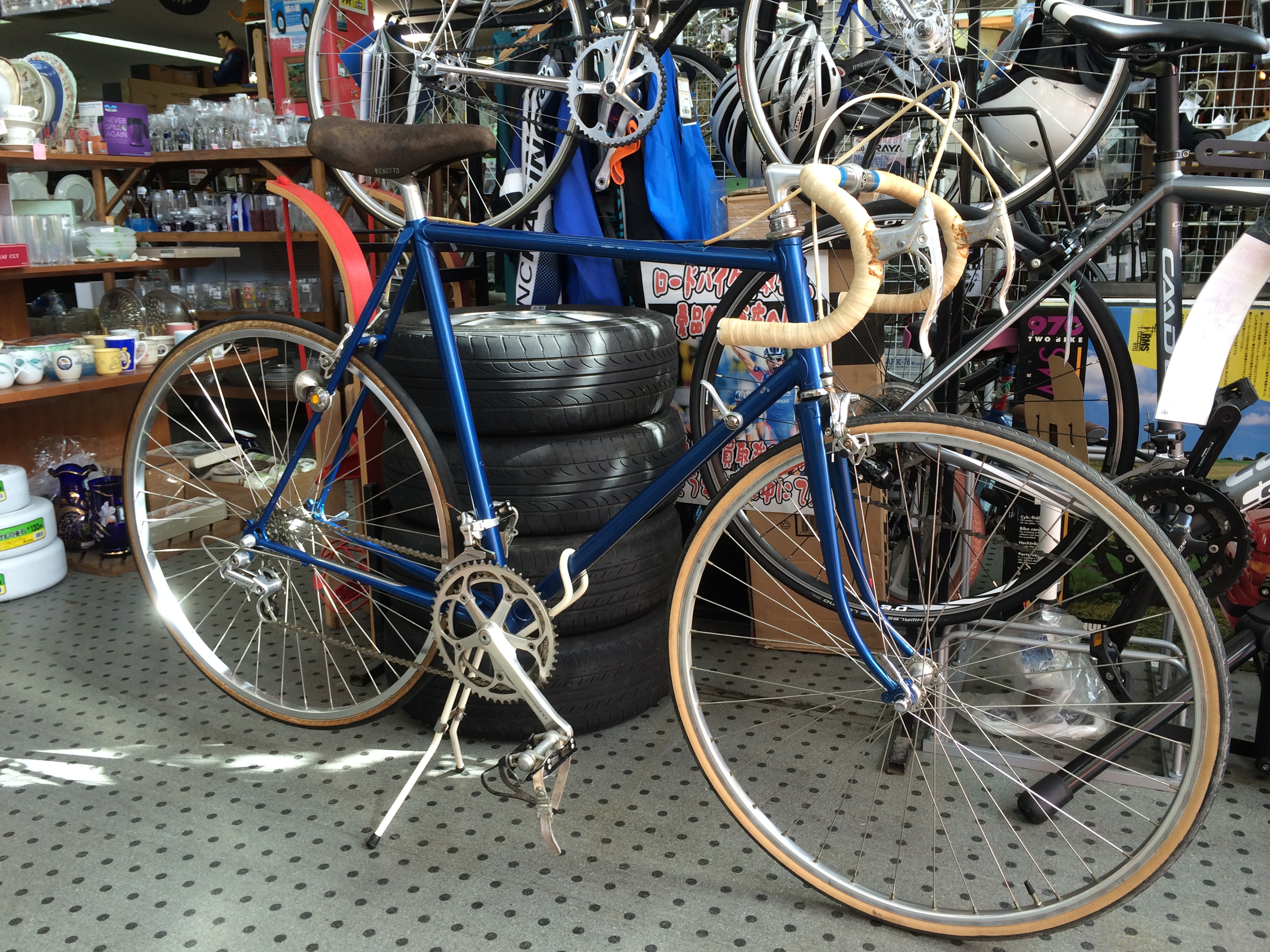 クロモリ ビンテージロードバイク買取致しました|愛品館千葉店