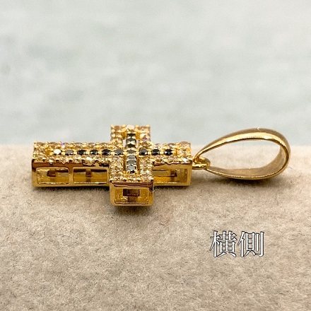 K18 18金 ダイヤモンド クロス ペンダント/ k18 cross pendant