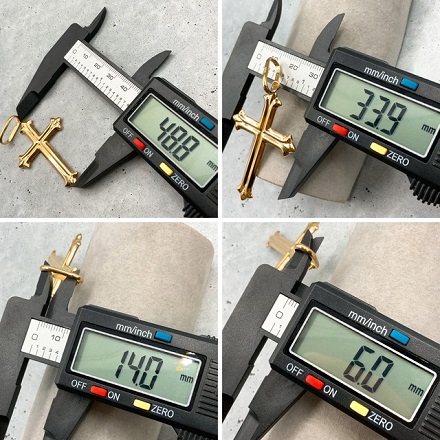 K18 18金 クロス ペンダント / k18 cross pendant 品番kp-pt058iocross