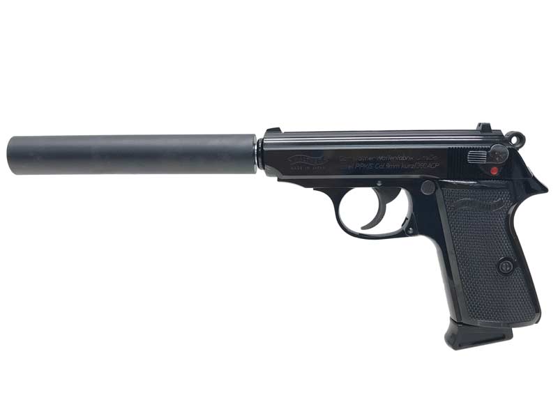 マルゼン] ワルサー PPK/Sセット ブラックメタル ムービープロップ