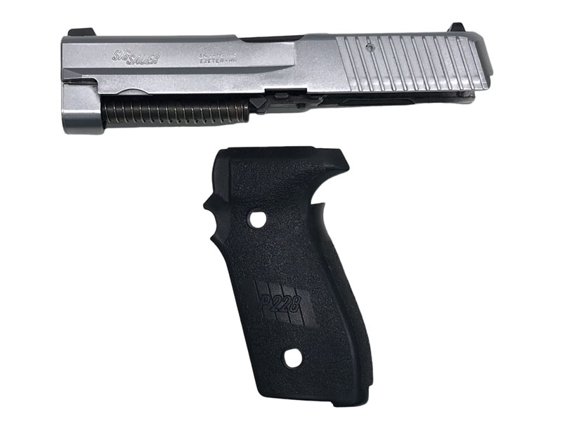 タナカ] SIG P228 GBB ガスブローバック ステンレスモデル 樹脂製