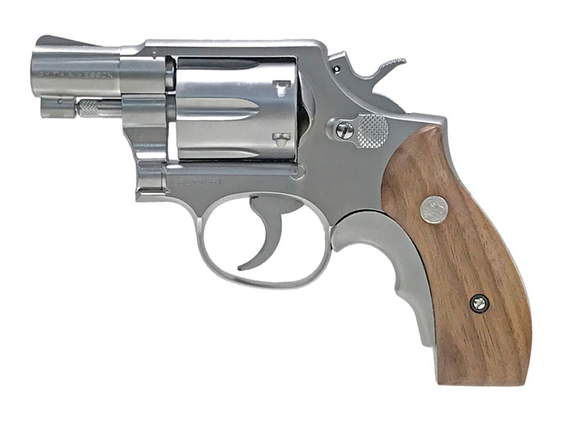 コクサイ] S&W M64 2インチ ステンレスモデル ABS 発火モデルガン 木製