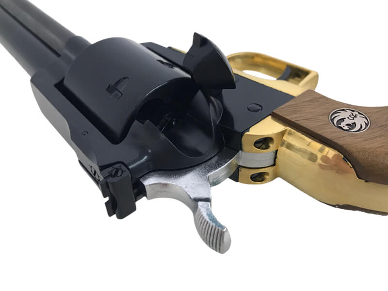 マルシン] スーパーブラックホーク プレミアムゴールド 木製グリップ