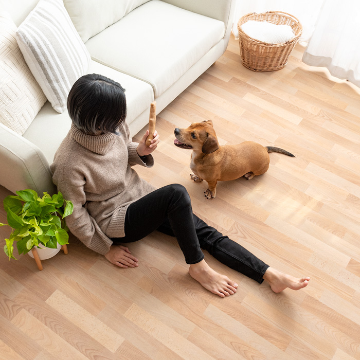 滑らないフローリング調パイルカーペット 200×150cm | 家具