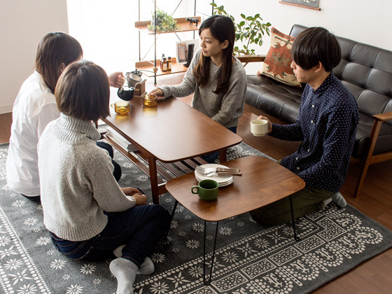 折れ脚ローテーブル TRON(トロン) | 家具・インテリア通販 【公式