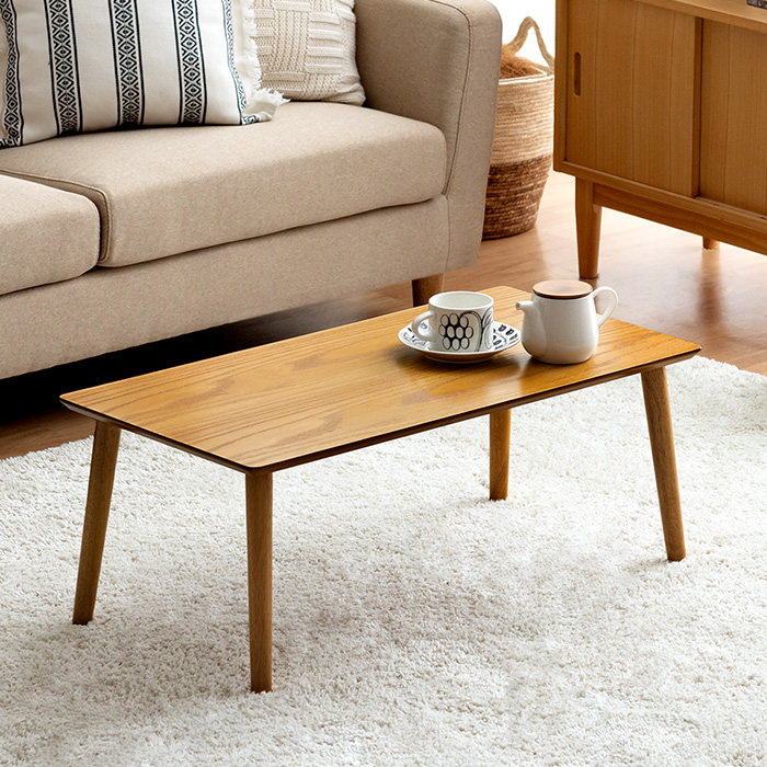 天然木センターテーブル LEANA(リーナ) 幅80cm | 家具・インテリア通販