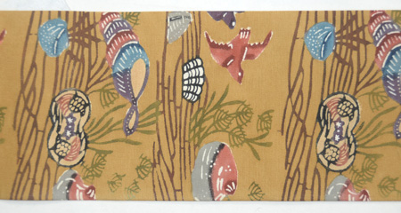 浦野理一紅型染め名古屋帯