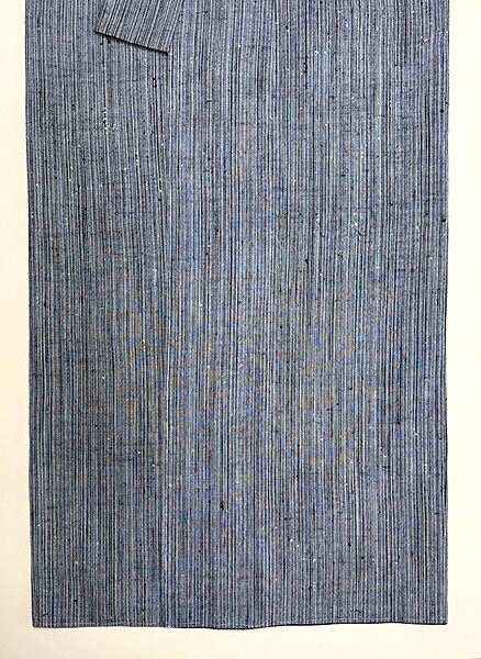 細縞文様縦節紬袷 浦野理一作 264,000円(税込)着物25-04-01ご売約済