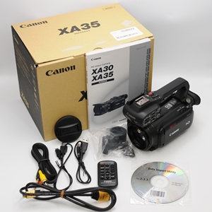 Canon 中古 XA35 ハンドルユニットHDU-1付き 業務用ビデオカメラ
