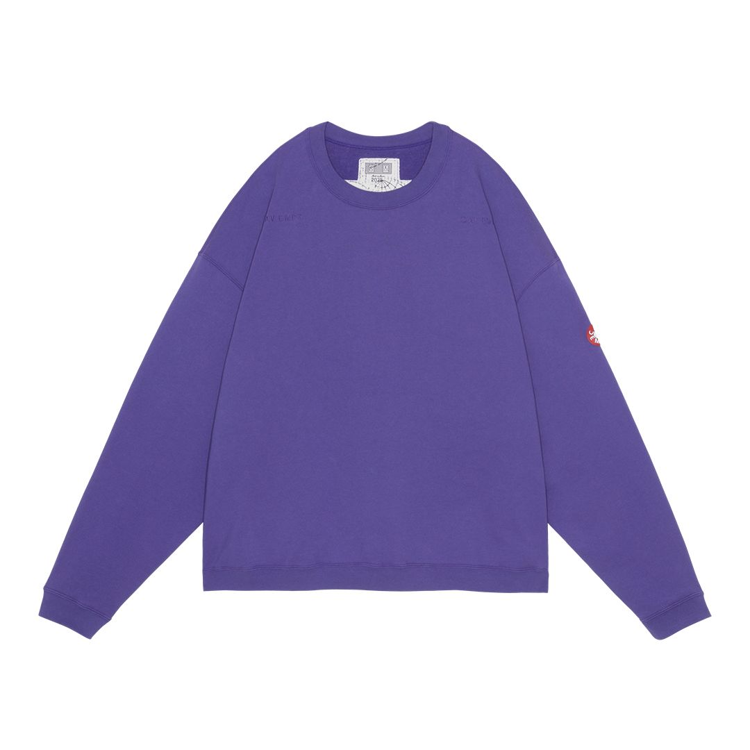 C.E - Solid Loose Crew Neck Purple | ALTERFATE