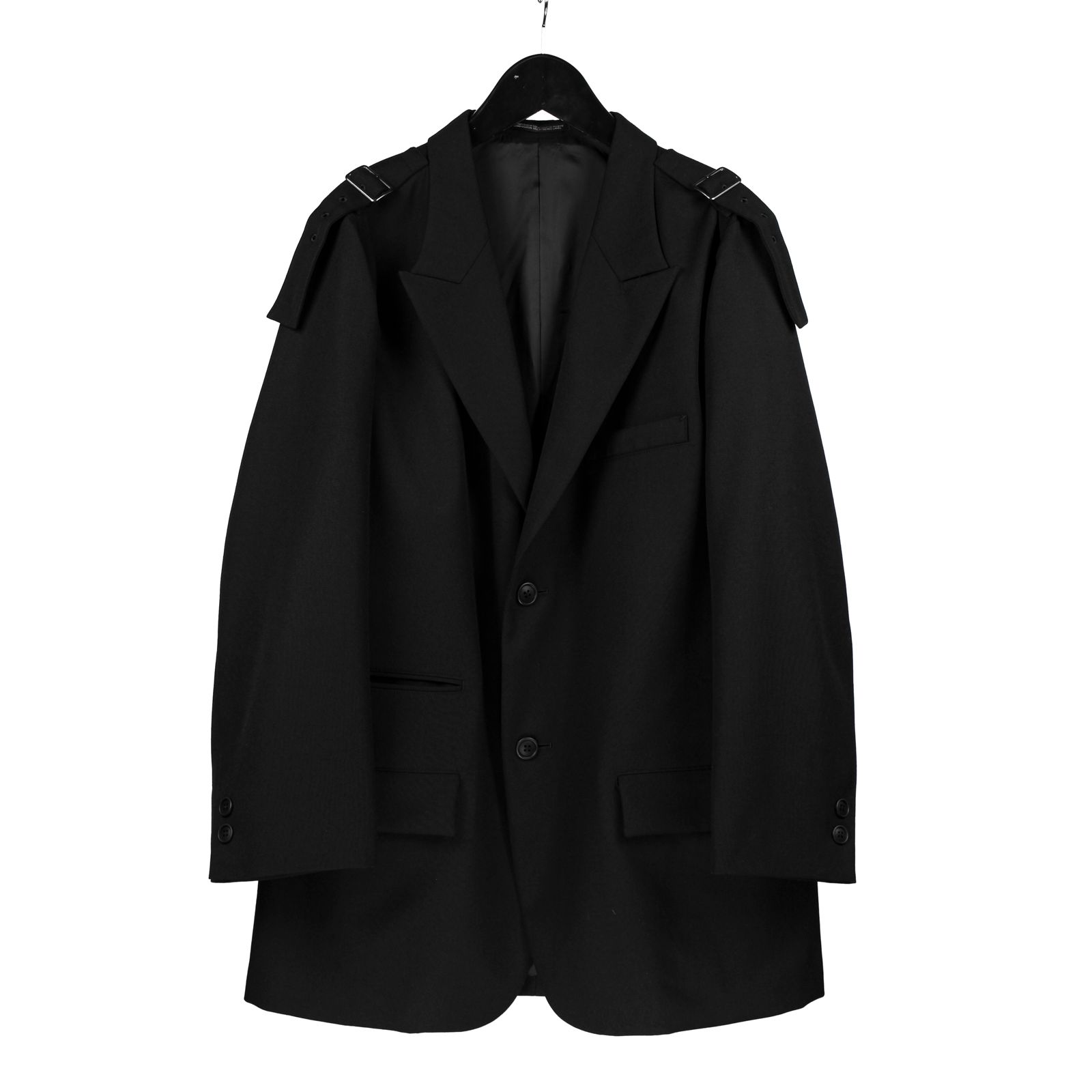 yohji yamamoto - pour homme | 肩バックル付2BSJKT / ジャケット