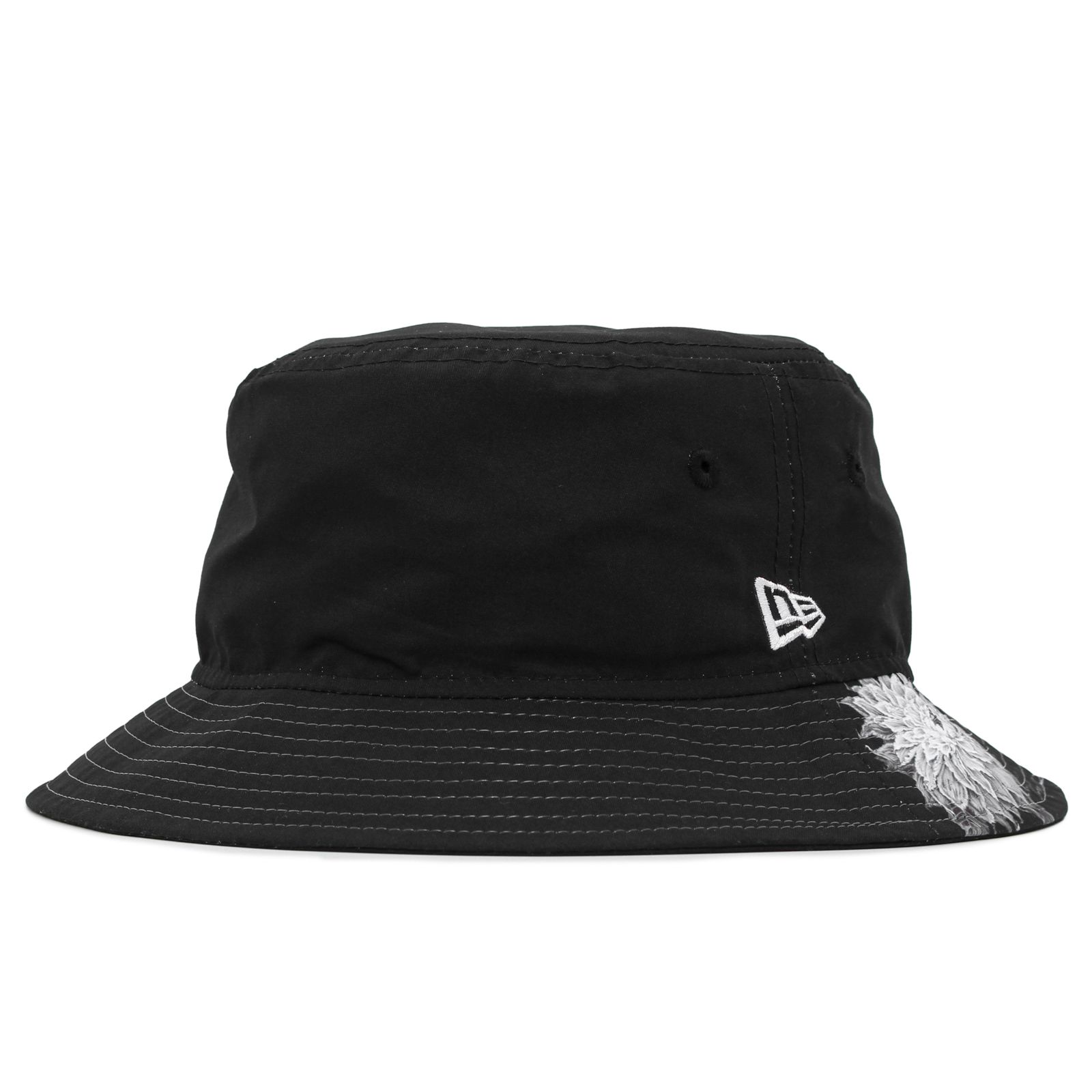 yohji yamamoto - pour homme × NEW ERA BUCKET01 YY DAHLIA BLKRED