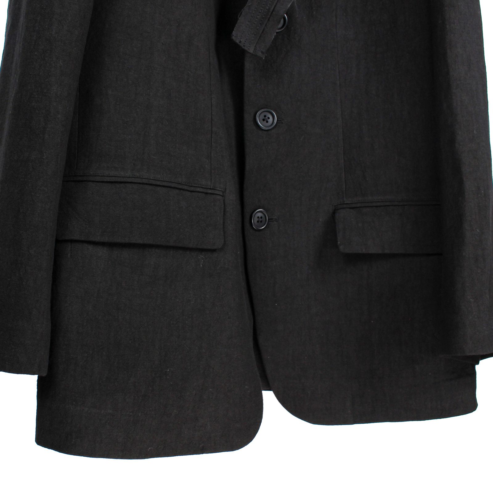 yohji yamamoto - Y's for men | 飾り布3BJKT / 3つ釦リネンジャケット