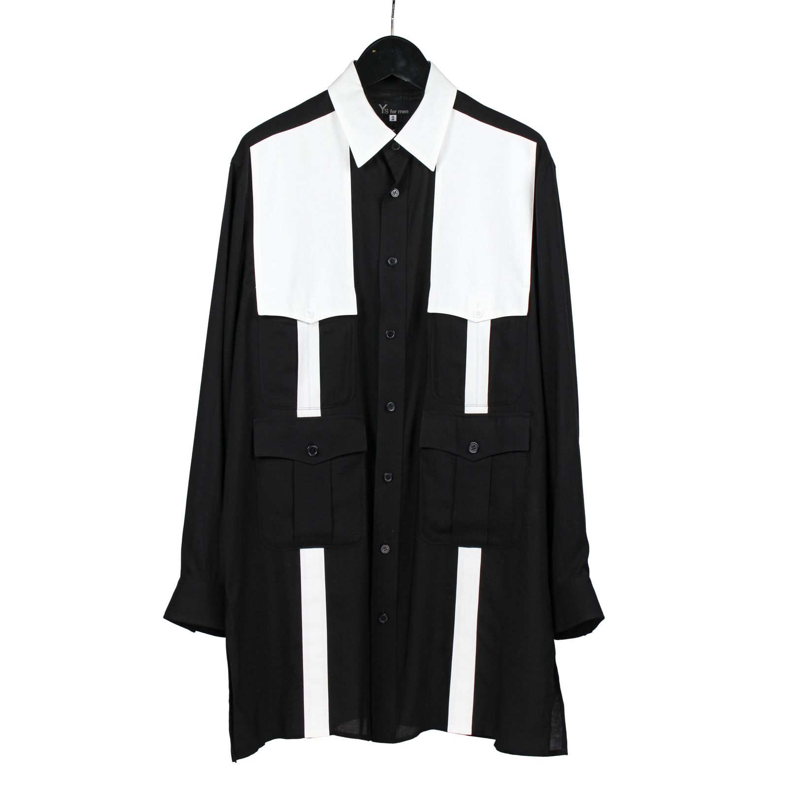yohji yamamoto - Y's for men | MONOCHROME SAFARI POCKET SHIRT