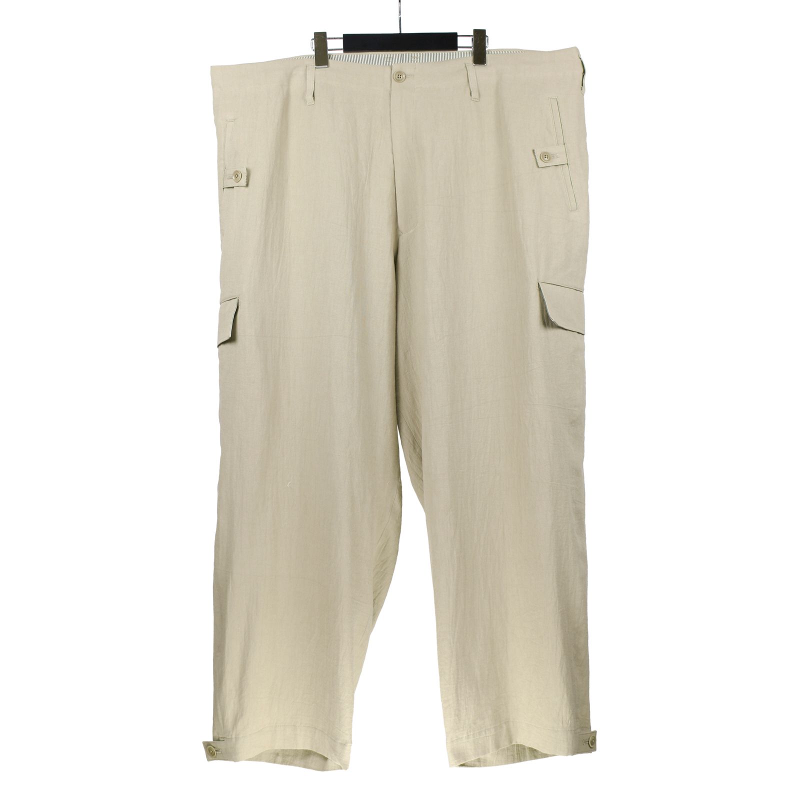 yohji yamamoto - Y's for men | COTTON LINEN VIYELLA WIDE PANTS