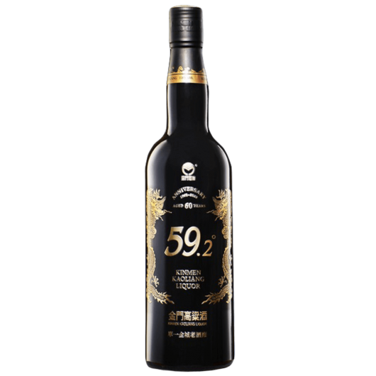金門高粱酒59.2度(白金龍上市60週年黑瓶首席特調版),KINMEN KAOLIANG