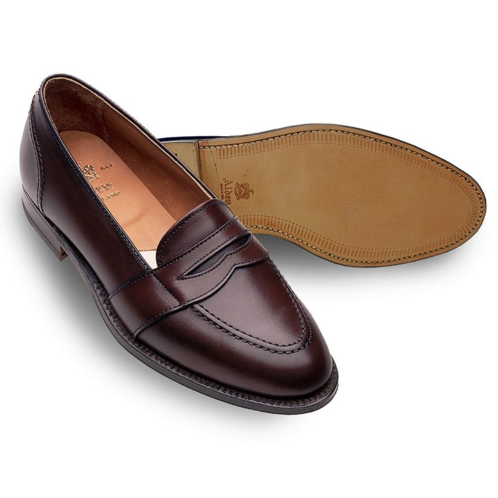 683 Full Strap Slip-On Penny Loafer (Burgundy Calf) – The Alden Shop