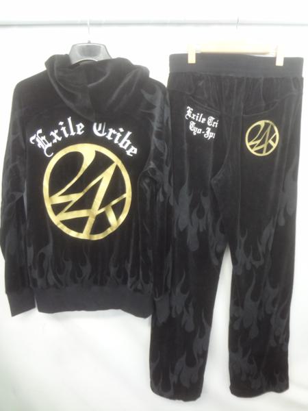 24karats EXILE TRIBE ベロアセットアップジャージを買取しました