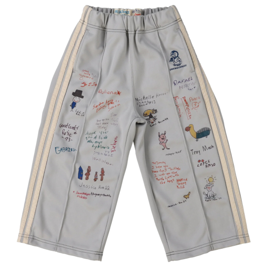 30％OFF】 ジャージ PENNIE ラクガキ パンツ / DENIM DUNGAREE