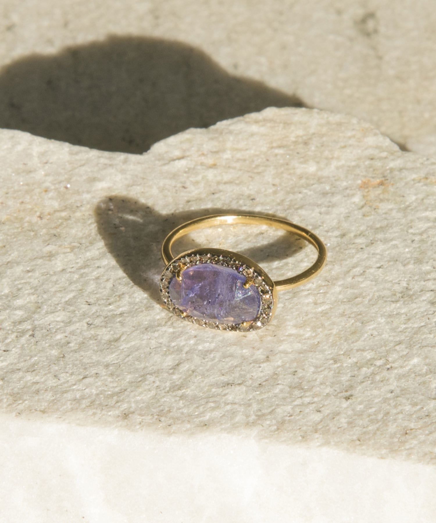 elafonisi] tanzanite pave diamonds ring｜ARTIDA OUD（アルティーダ