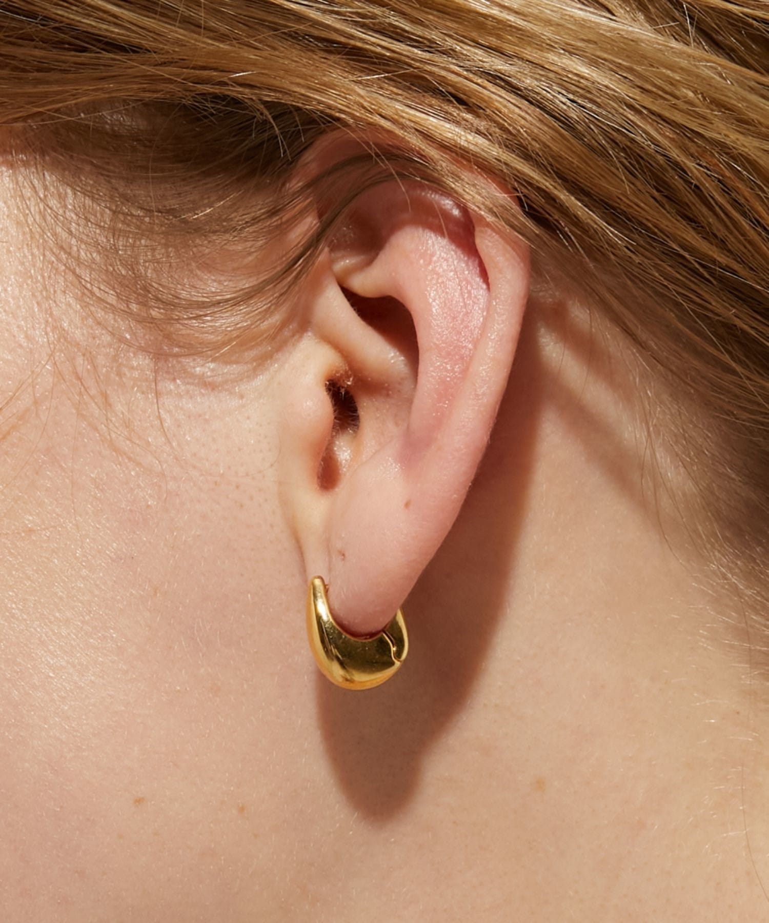 bone] drop clipper pierced earring｜ARTIDA OUD（アルティーダ ウード）