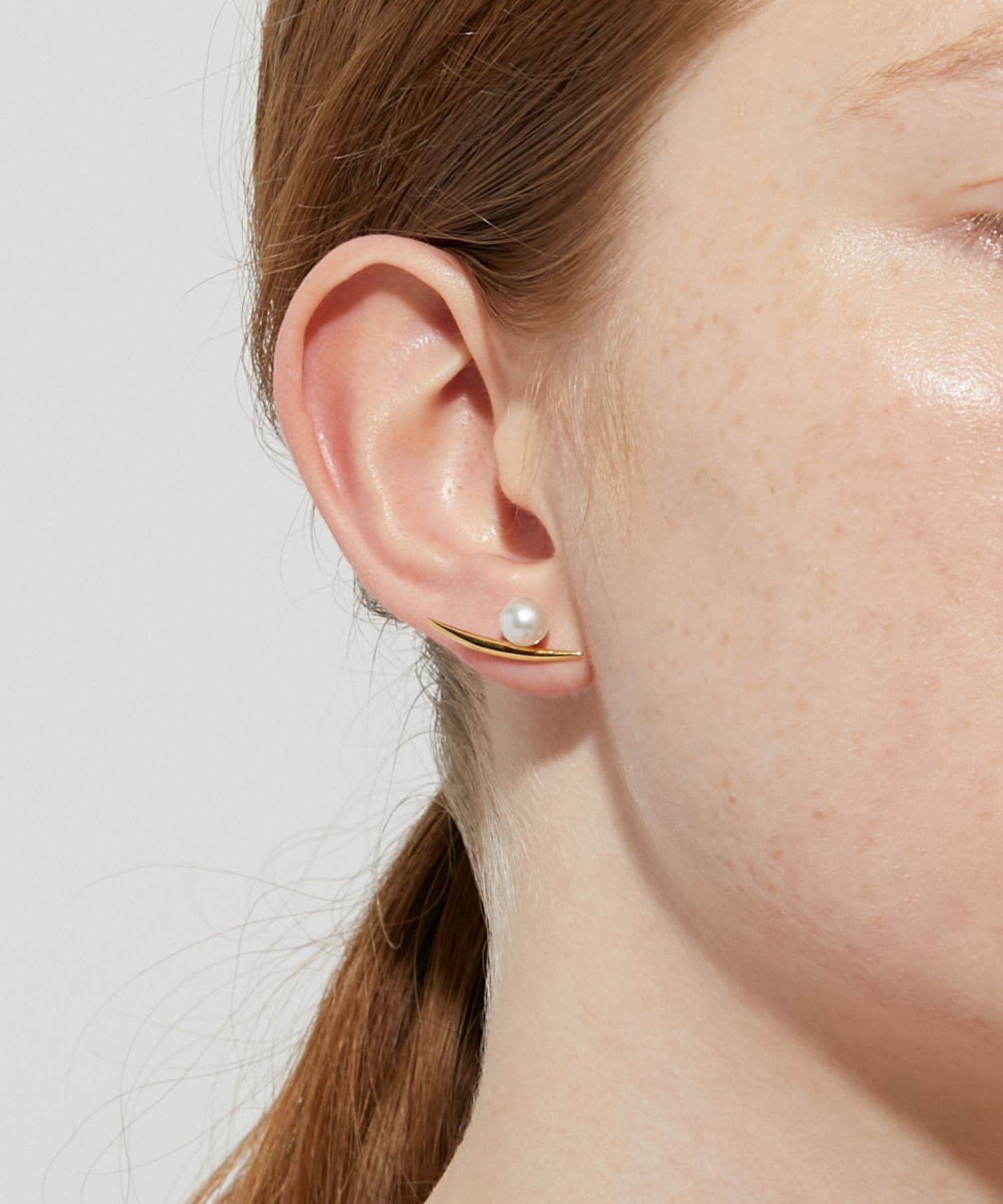 philia] akoya pearl bar stud pierced earring｜ARTIDA OUD（アル