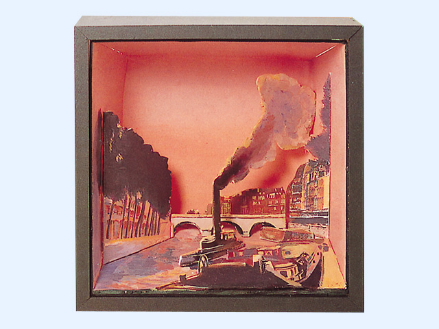 コラージュ 立体絵画・深縁