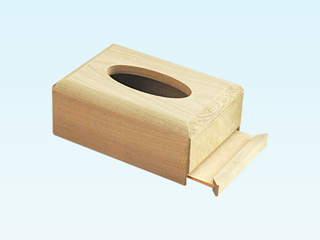 木彫 ティッシュボックス