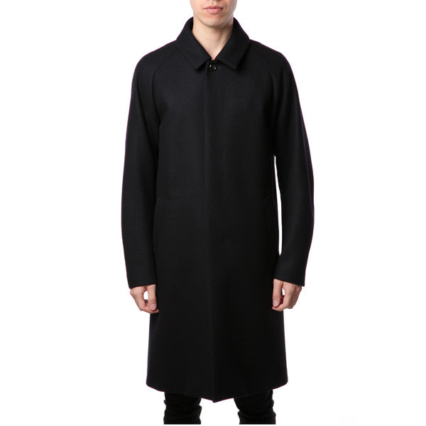 ATTACHMENT カシミヤ混平二重メルトン ステンカラーコート AC62-218