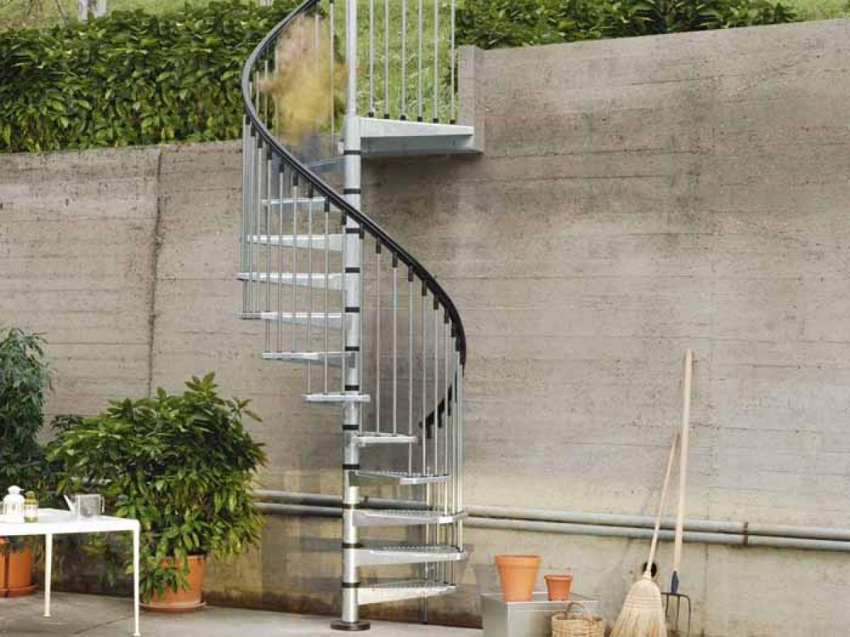 CIVIKZINKシビックジンク 外部階段（外部用らせん階段） | arke らせん