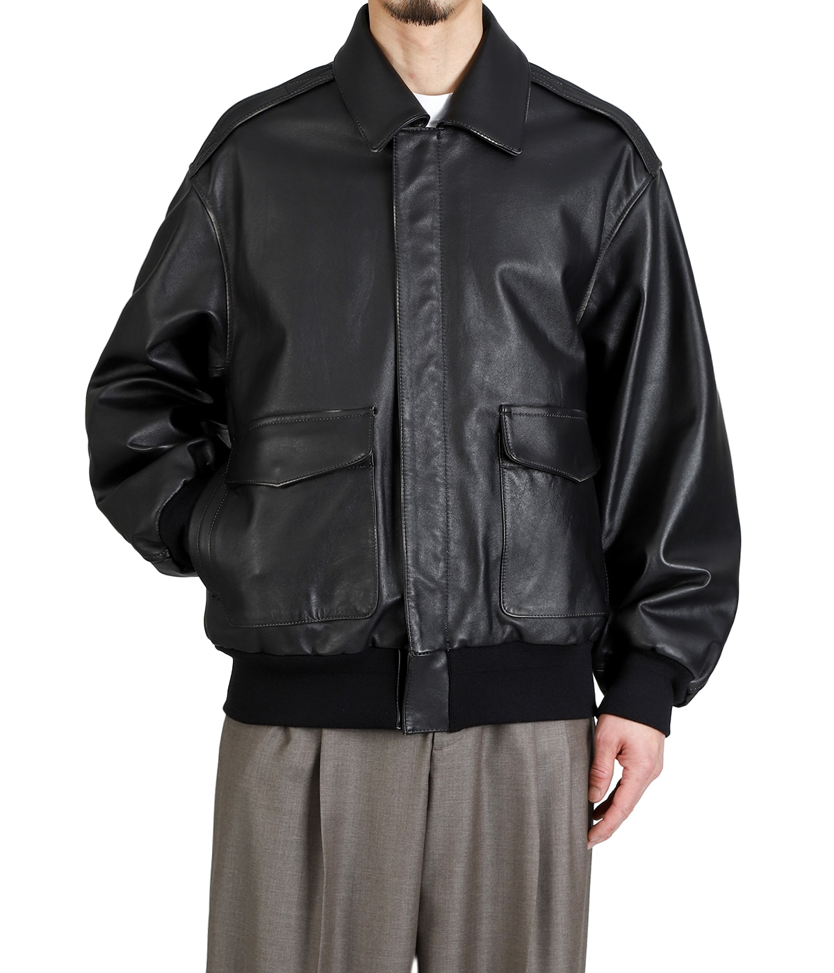 COW LEATHER VINTAGE FLIGHT JACKET | ssstein(シュタイン) / アウター