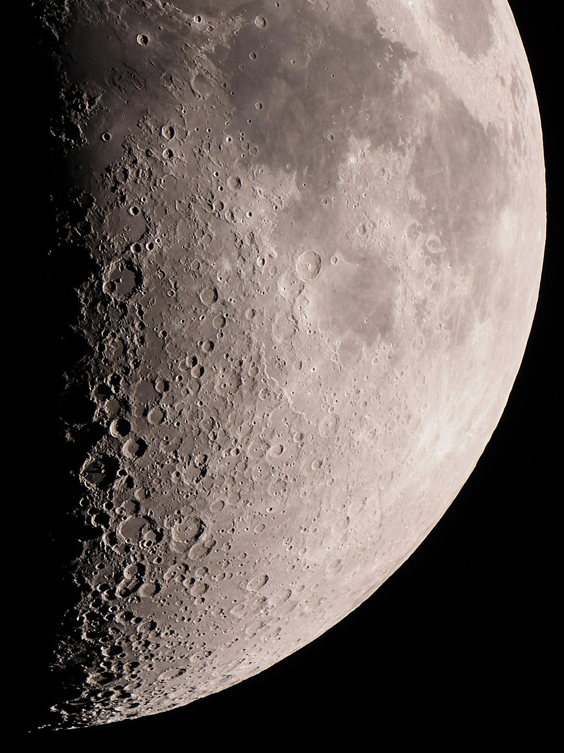 130827: 月齢7.3 南(2025/12/27) by y.kawaguchi - 天体写真ギャラリー