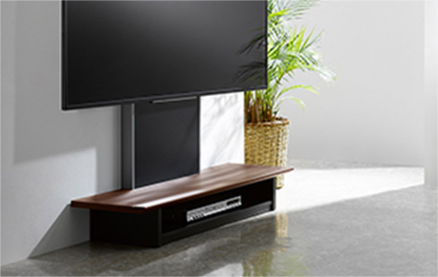 AS-GD1400H キャスター付きテレビ台 幅約140㎝ アッシュグレー ハイ