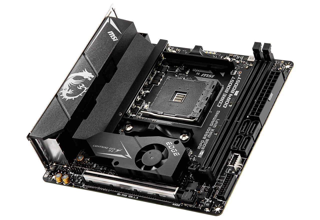 MPG B550I GAMING EDGE MAX WIFI | MSI マザーボード AMD B550チップ