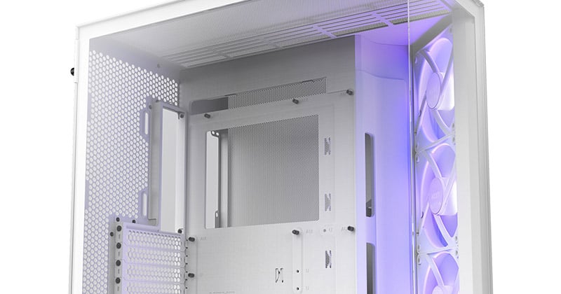 NZXT H6 FLOW WHITE RGBファン ファンコントローラーセット H6 Flow