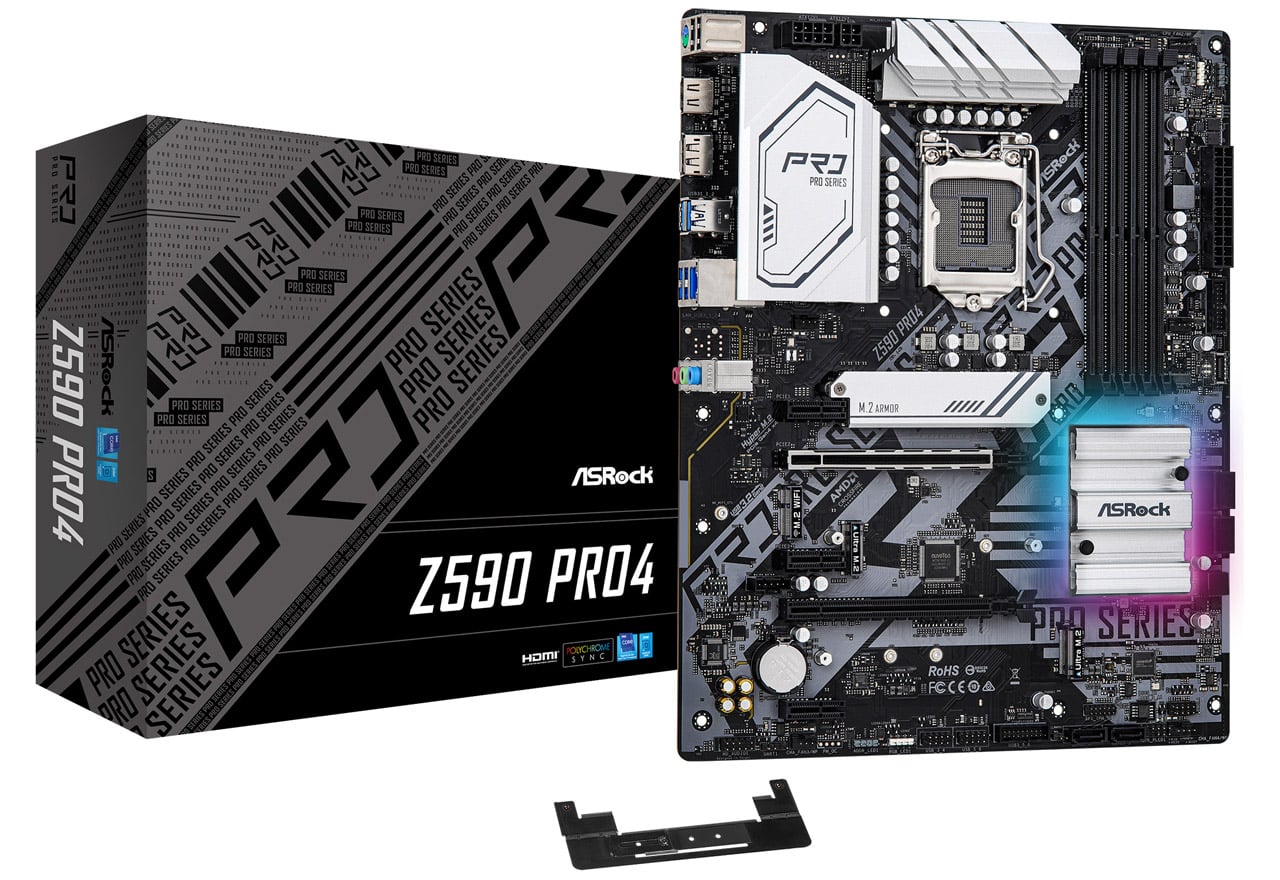 Z590 Pro4 | ASRock マザーボード Intel Z590チップセット | 株式会社