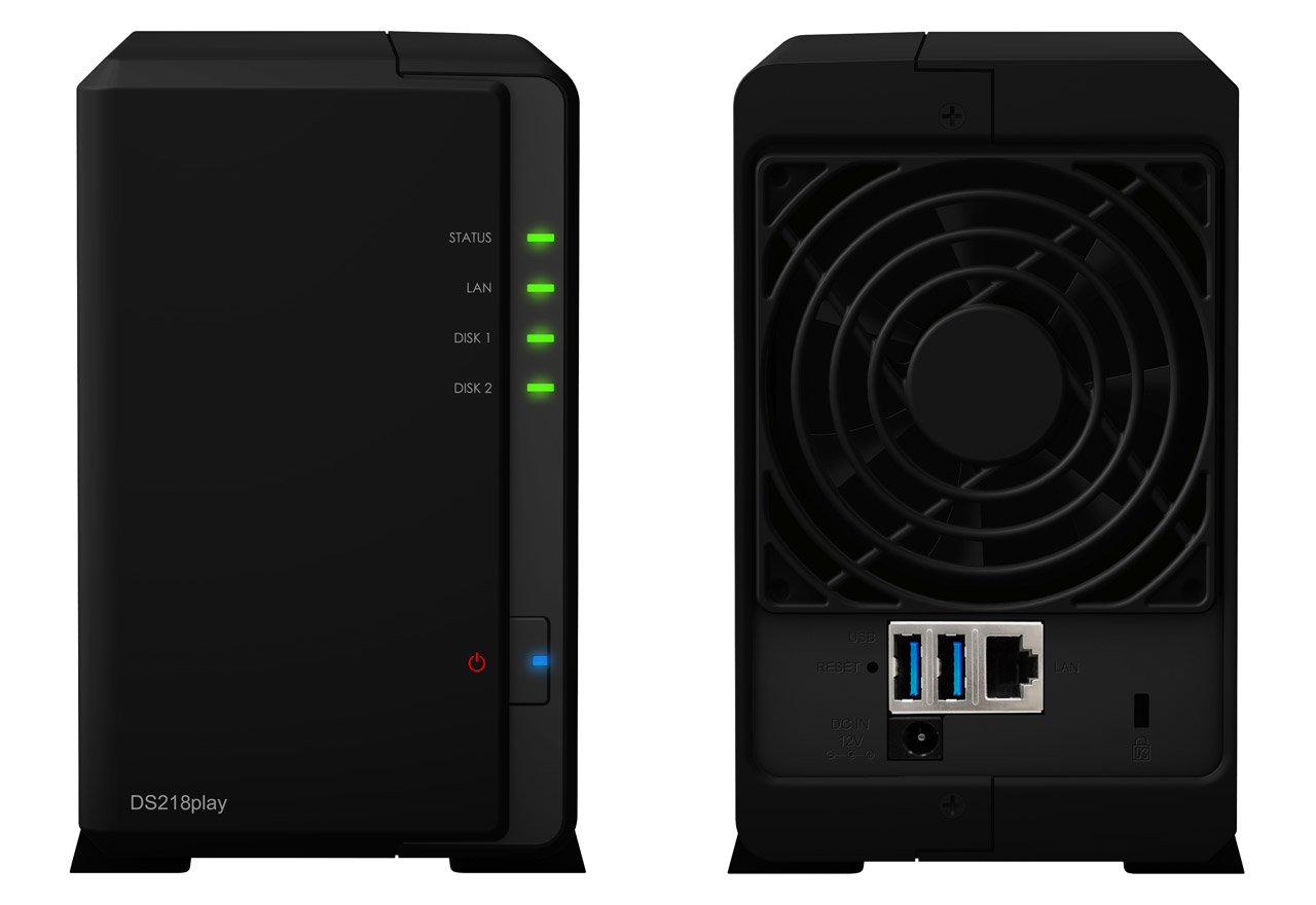 DiskStation DS218play | Synology 2ベイオールインワンNASキット