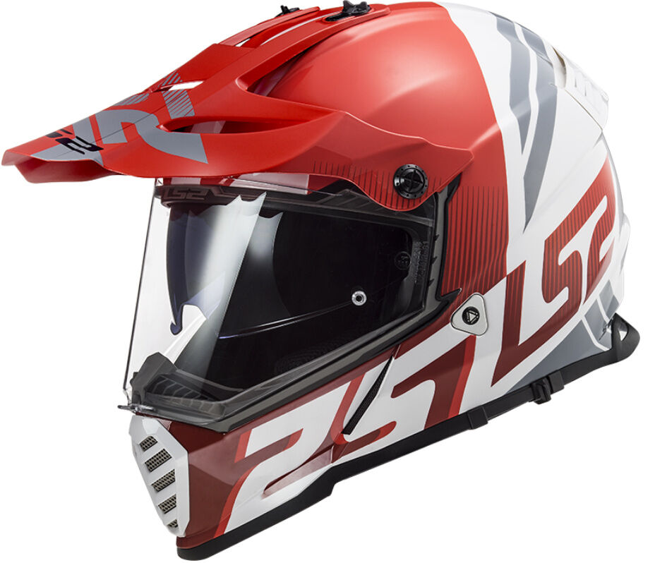 LS2 MX436 PIONEER EVO EVOLVE RED WHITE XS | www.aspshop.eu